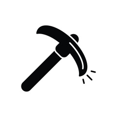 Pickaxe Icon vector stock illustration