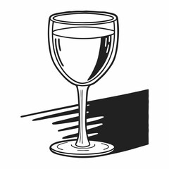 glass of wine