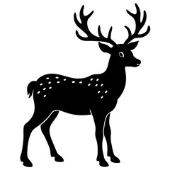 deer silhouette vector
