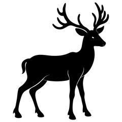deer silhouette vector
