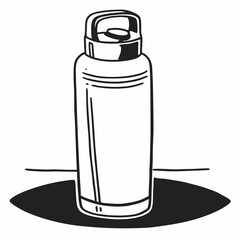 vector illustration of a bottle