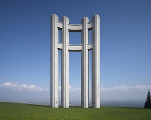Monument on Hilltop Meadow