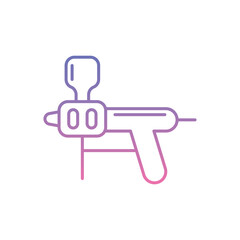 Caulking Gun Icon vector stock illustration