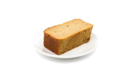 Warm, Freshly Baked Banana Bread Slice A Delicious Treat