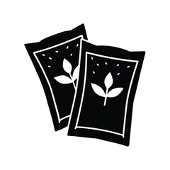 Isolated Seed Packets Clipart