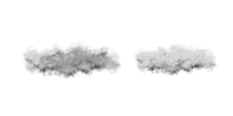 Fototapeta premium Vector realistic cloud, smoke or fog on isolated transparent background. Cloud png. Cloud, smoke, fog png 