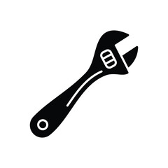 Wrench Icon vector stock illustration