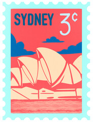 Sydney Opera House Australia Stamp