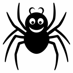 crab spider vector illustration