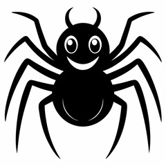 spider isolated on white background