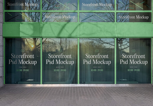 Front View Window Mockups