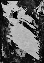 Large vector halftone ripped posters texture with a transparent background