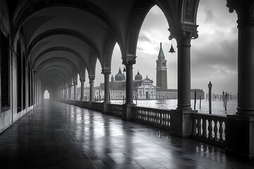 Venetian Archway, Gloomy Day