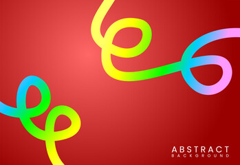 Obraz premium Lines with Color Gradient. Abstract Vector Backgrounds, Patterns, Posters and Banners.