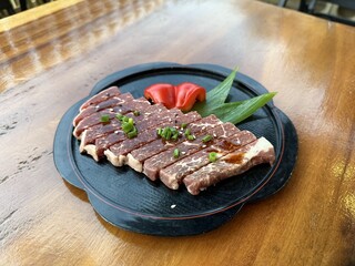 wagyu beef Rare sliced 
