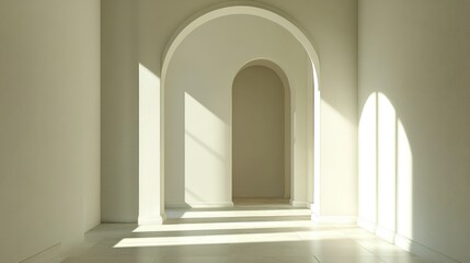 Elegant Architectural Design Featuring Arches And Natural Light