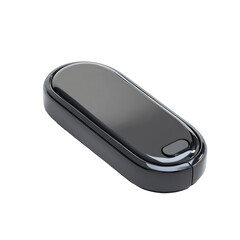 Replaceable Battery Tracker on transparent background