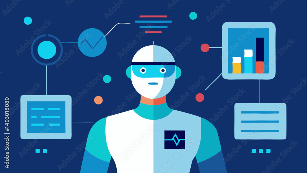 Poster therapy monitoring a patient being monitored using wearable technology that tracks genetic and immun