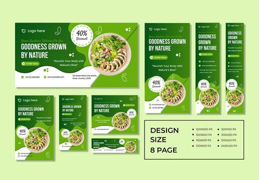 Healthy Food Vegetable Web Banner