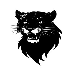 Illustration of tiger on white background