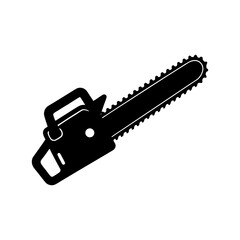 Chainsaw Silhouette vector illustration