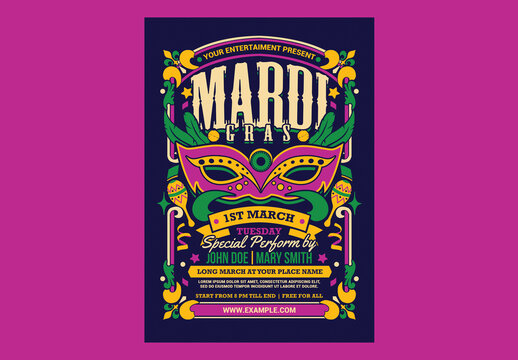 Mardi Gras Flyer