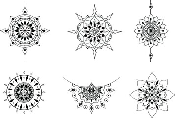 Mandala vectore design corner