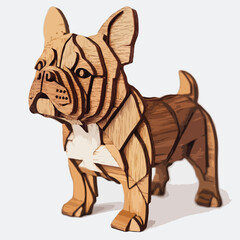 wooden dog