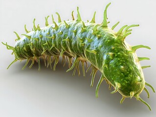 Naklejka premium Microbial Structure