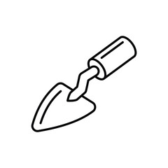Trowel Icon vector stock illustration