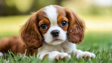 Picture of a cute, playful puppy