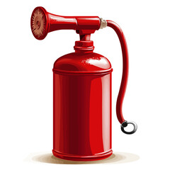 Air pump isolated on white background 