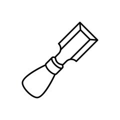 Chisel Icon vector stock illustration