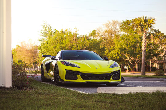 Chevrolet C8 Z06 Corvette in Beaufort, South Carolina, April 10, 2025