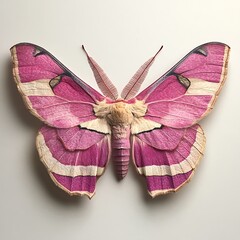 Pink Moth, Studio Close-up