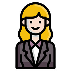 Corporate Woman Icon