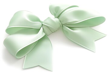 Mint Green Ribbon Bow