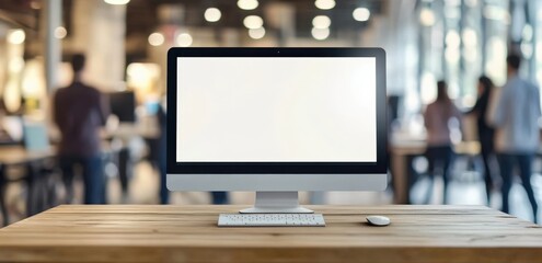 Modern Workspace Computer Setup