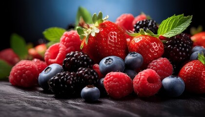 Obraz premium Mixed berries