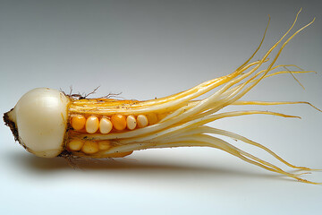 Developing corn ear food agriculture