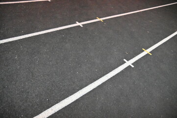 Lanes on a Sports Track