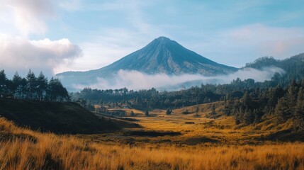 the charm of the beauty of the mountain and its surroundings