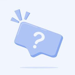  Instruction manual document concept. Question or answer document sheet FAQ and QA solution concept. Document form illustration with flat style.