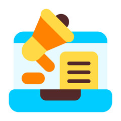 Digital Marketing Flat Flat Icon