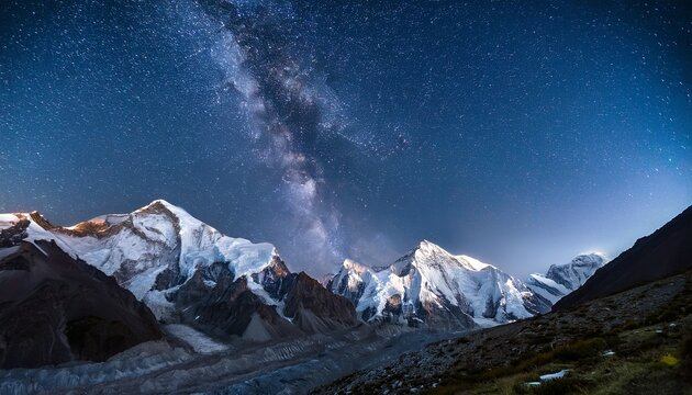 Milky way over Nanga Parbat Pakistan