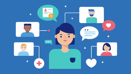 Supportive Community Monitoring An online community platform where patients can share their stories and progress monitored by AI to provide personalized suggestions and