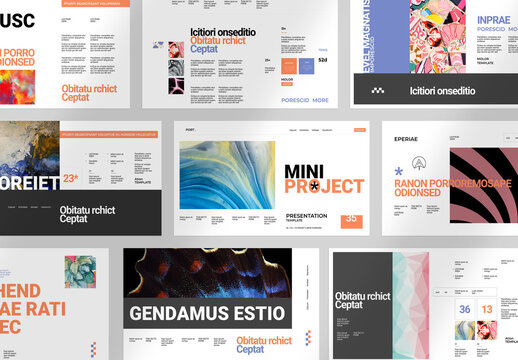 Minimal Design Presentation Template