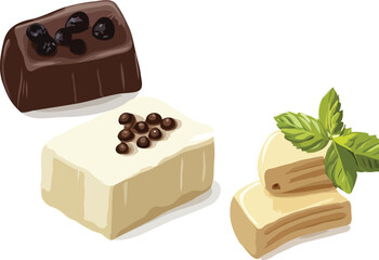 chocolate bar with mint