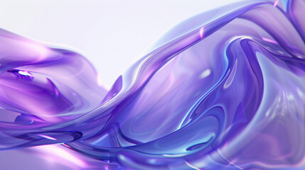 Purple, abstract and liquid waves with flow for wallpaper with vibrant swirl with marble effect. Art, design and pattern with creative textures for background with watercolor for violet with glow