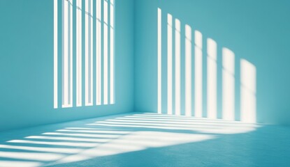 Obraz premium Empty room with sunlight shadows